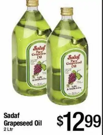 Jons International Sadaf grapeseed oil offer