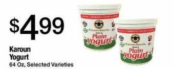 Jons International Karoun yogurt offer