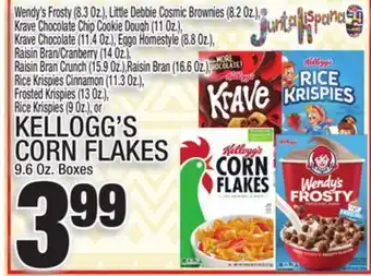 C Town Kellogg's corn flakes, 9.6 oz. boxes 9.6 oz. offer