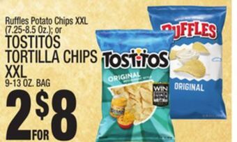 C Town Tostitos tortilla chips xxl 9-13 oz. bag offer