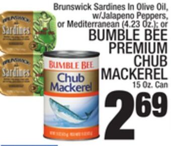 C Town Bumble bee premium chub mackerel 15 oz. can offer