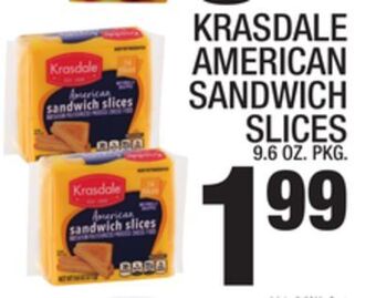 C Town Krasdale american sandwich slices offer
