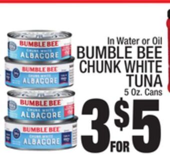 C Town Bumble bee chunk white tuna offer
