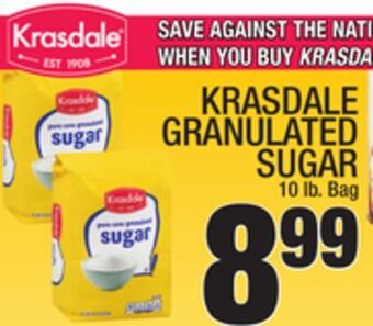 C Town Krasdale granulated sugar offer