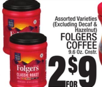 C Town Folgers coffee offer