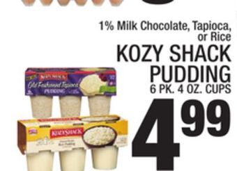 C Town Kozy shack pudding offer