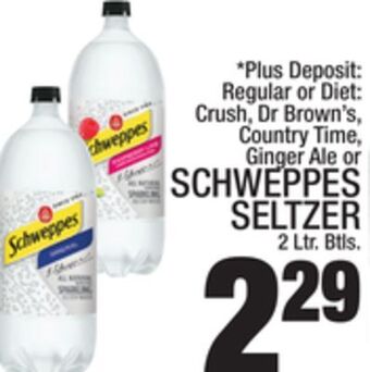 C Town Schweppes seltzer offer