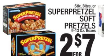 C Town Superpretzel soft pretzels offer
