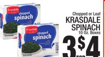 C Town Krasdale spinach offer