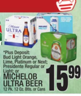 C Town Michelob ultra beer offer