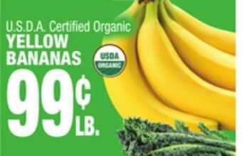 C Town Yellow bananas offer