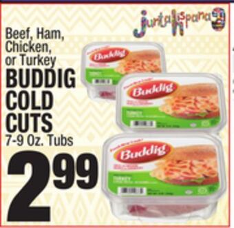 C Town Buddig cold cuts offer