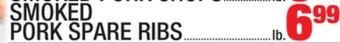C Town Smoked pork spare ribs offer