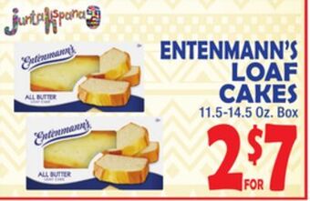 Bravo Supermarkets Entenmann's loaf cakes offer