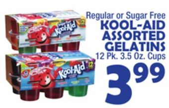 Bravo Supermarkets Kool-aid assorted gelatins offer