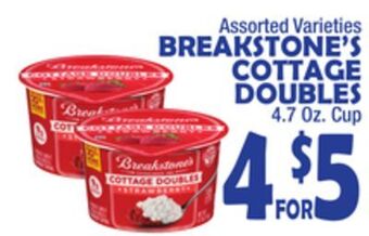 Bravo Supermarkets Breakstone's cottage doubles offer