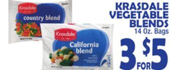 Bravo Supermarkets Krasdale vegetable blends offer