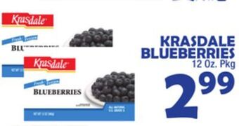 Bravo Supermarkets Krasdale blueberries offer