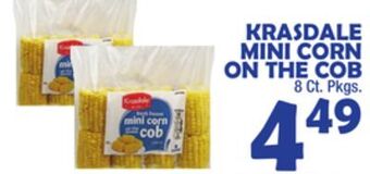 Bravo Supermarkets Krasdale mini corn on the cob offer