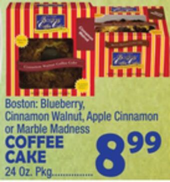Bravo Supermarkets Coffee cake offer