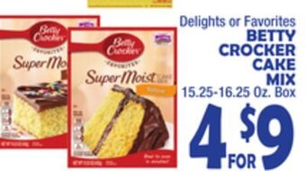 Bravo Supermarkets Betty crocker cake mix offer