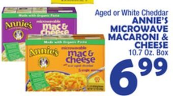 Bravo Supermarkets Annie's microwave macaroni & cheese offer