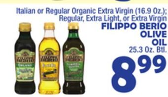 Bravo Supermarkets Filippo berio olive oil offer