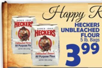 Bravo Supermarkets Heckers unbleached flour offer