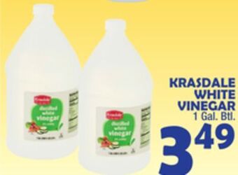 Bravo Supermarkets Krasdale white vinegar offer