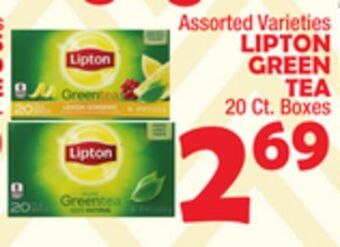 Bravo Supermarkets Lipton green tea offer