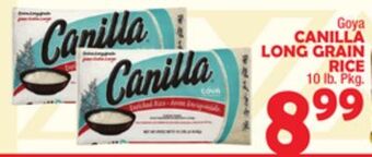 Bravo Supermarkets Canilla long grain rice offer