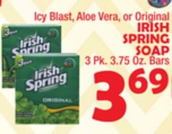 Bravo Supermarkets Irish spring soap offer
