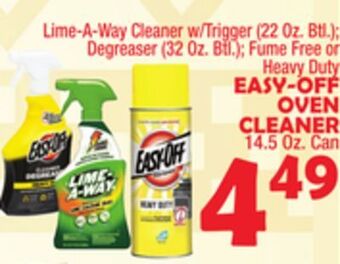 Bravo Supermarkets Easy-off oven cleaner 14.5 oz. can offer