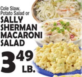 Bravo Supermarkets Sally sherman macaroni salad offer