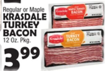 Bravo Supermarkets Krasdale turkey bacon offer