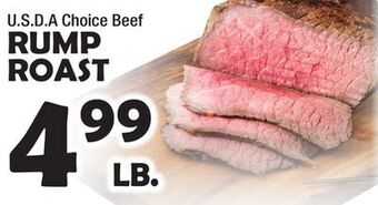 Bravo Supermarkets Rump roast offer
