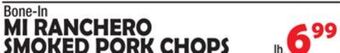 Bravo Supermarkets Mi ranchero smoked pork chops offer
