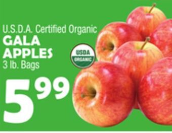 Bravo Supermarkets Gala apples offer