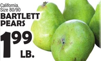 Bravo Supermarkets Bartlett pears offer