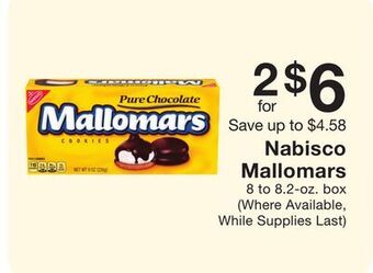 Fairway Store Market Nabisco mallomars offer