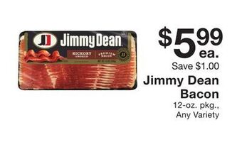Fairway Store Market Jimmy dean bacon offer