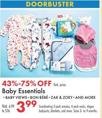 Boscov's Baby essentials offer