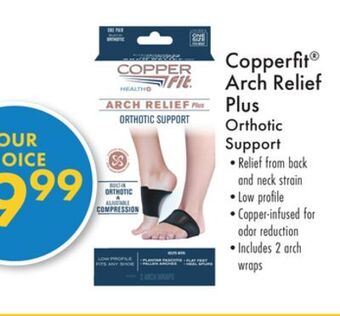 Boscov's Copperfit® arch relief plus offer