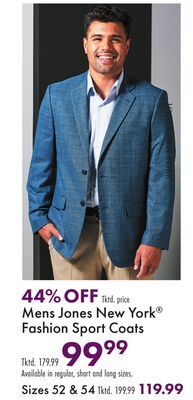 Boscov's Mens jones new york® fashion sport coats offer
