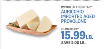 Kings Food Markets Auricchio imported aged provolone offer