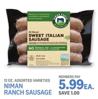 Kings Food Markets Niman ranch sausage offer