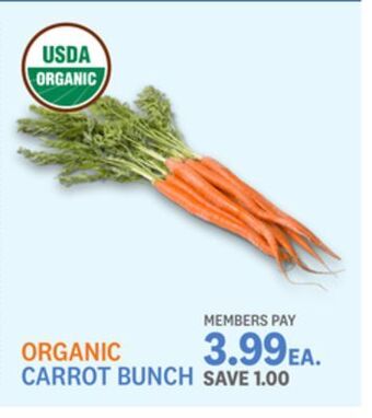 Kings Food Markets Organic carrot bunch offer