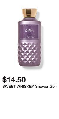 Bath & Body Works Sweet whiskey shower gel offer