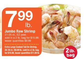 ACME Jumbo raw shrimp offer