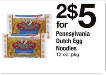 ACME Pennsylvania dutch egg noodles offer